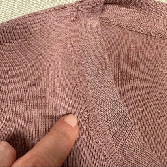 We The Free People XL Oversized Tunic Shirt Top Boho Flowy Pink Lagenlook Artsy - Picture 6 of 9